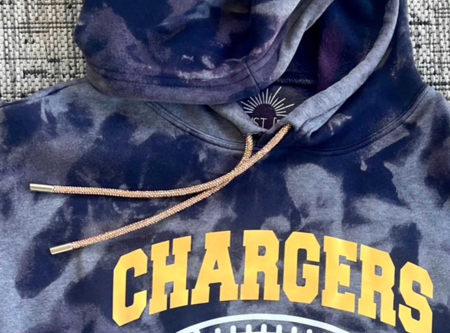 "Chargers" Football Hooded Sweatshirt