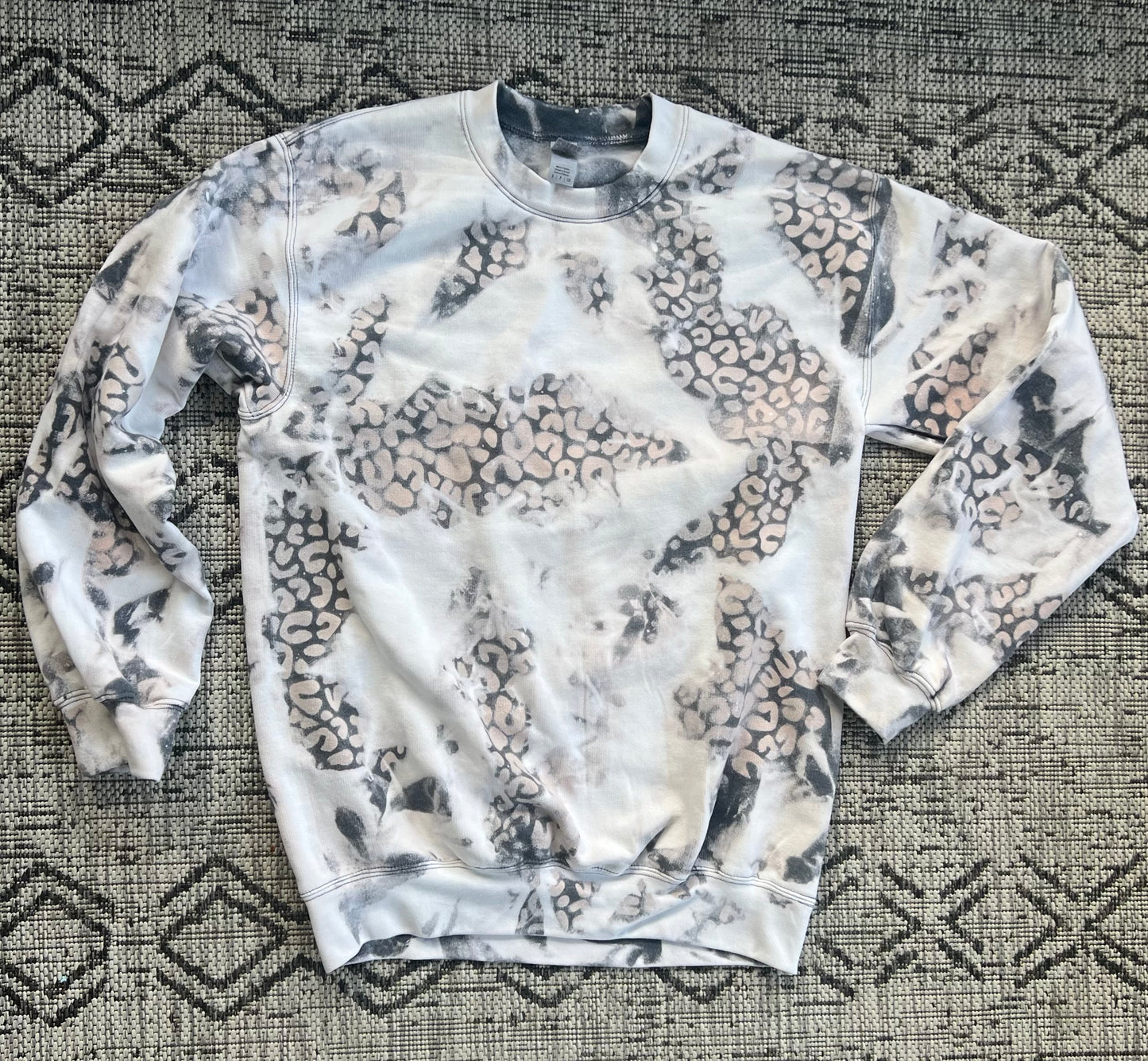 Cowhide Leopard Sweatshirt