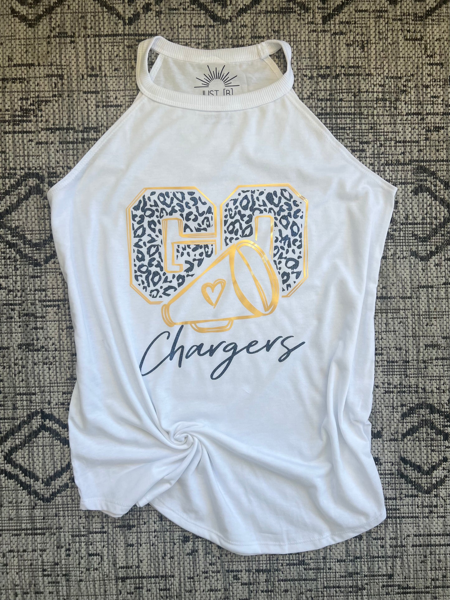 "Go Chargers" High-Neck Tank
