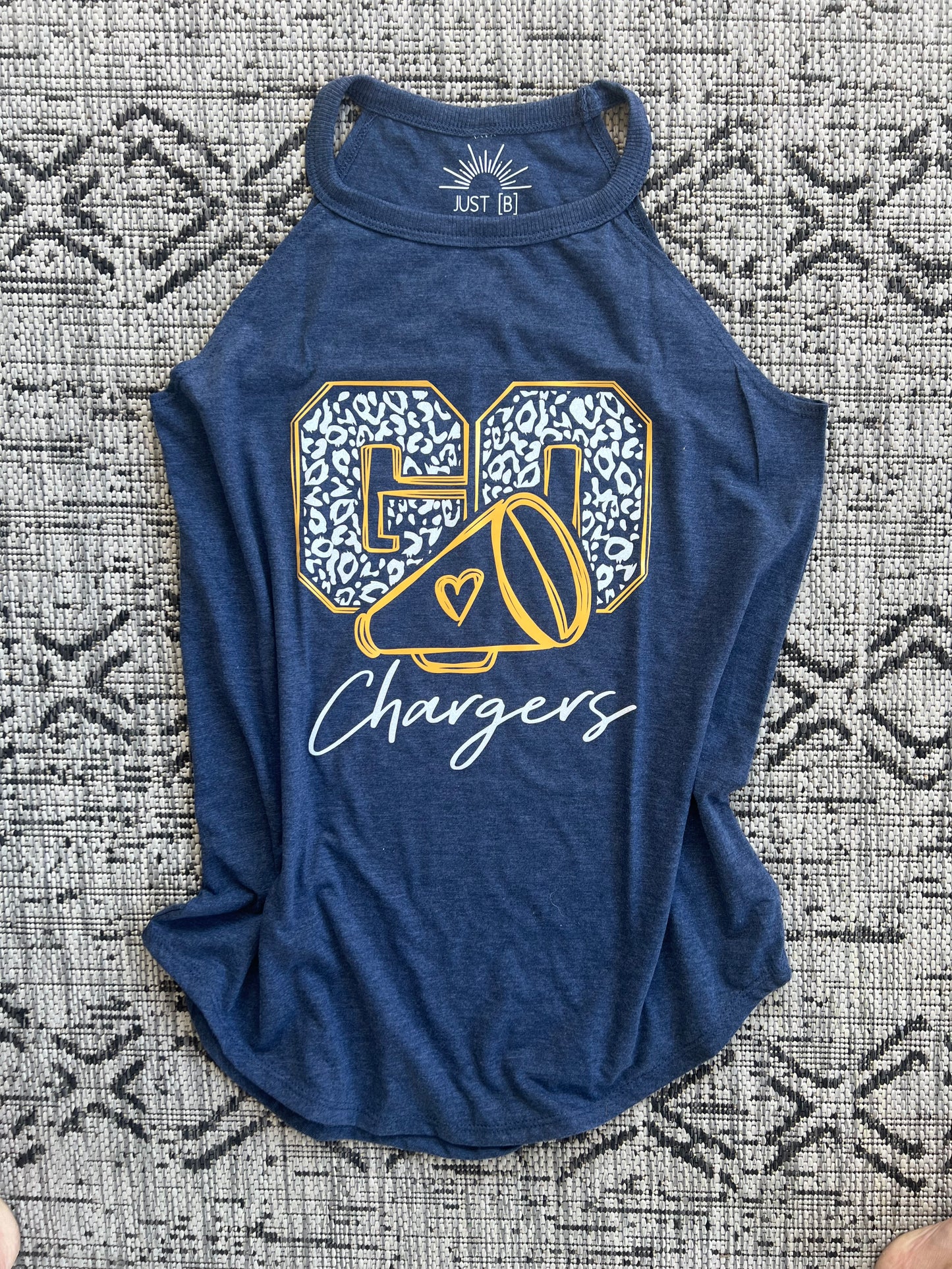 "Go Chargers" High-Neck Tank