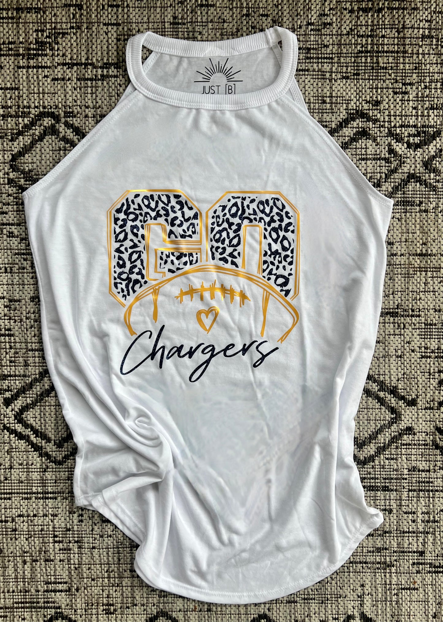"Go Chargers" High-Neck Tank