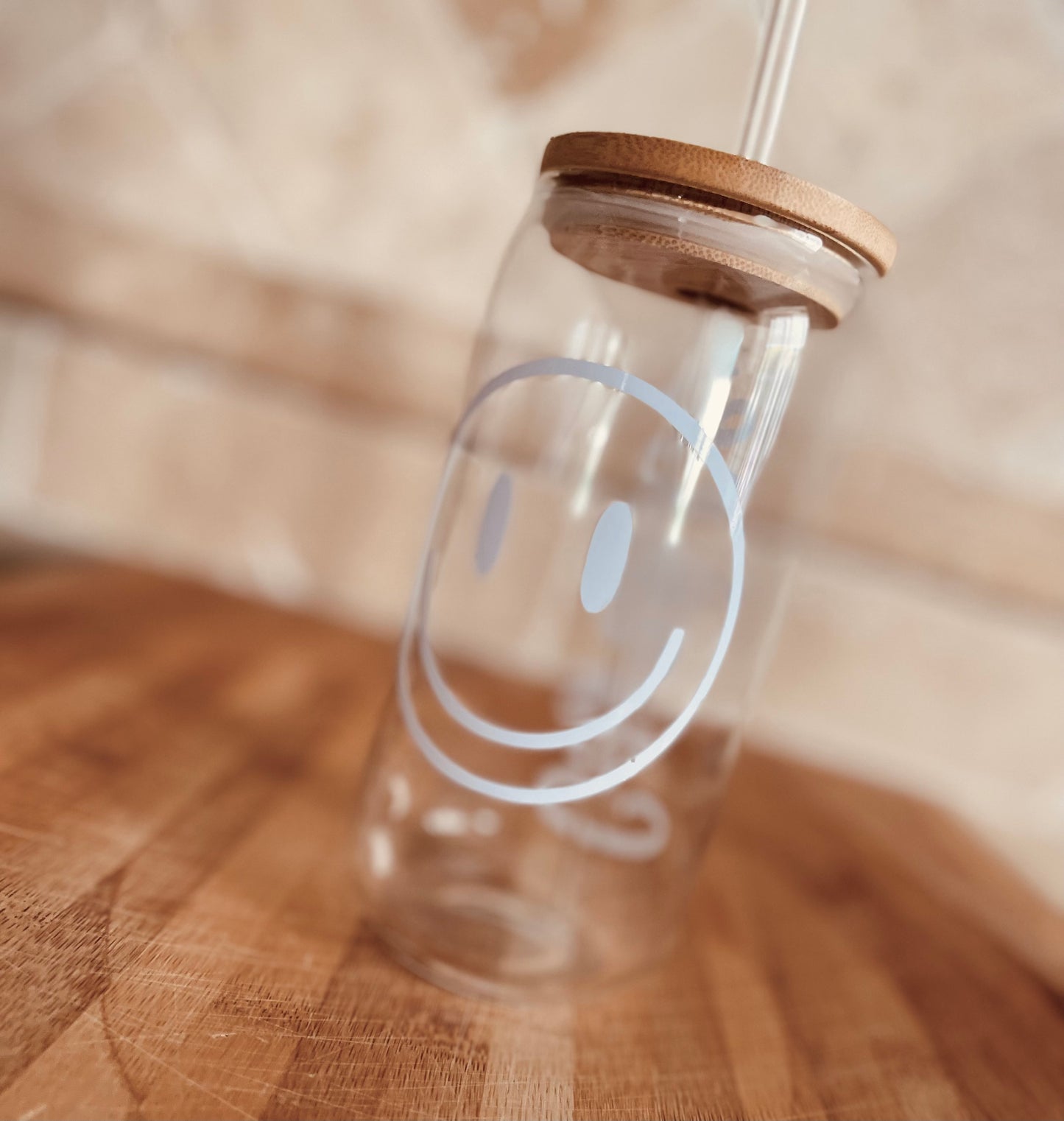Personalized Beer Can Glass
