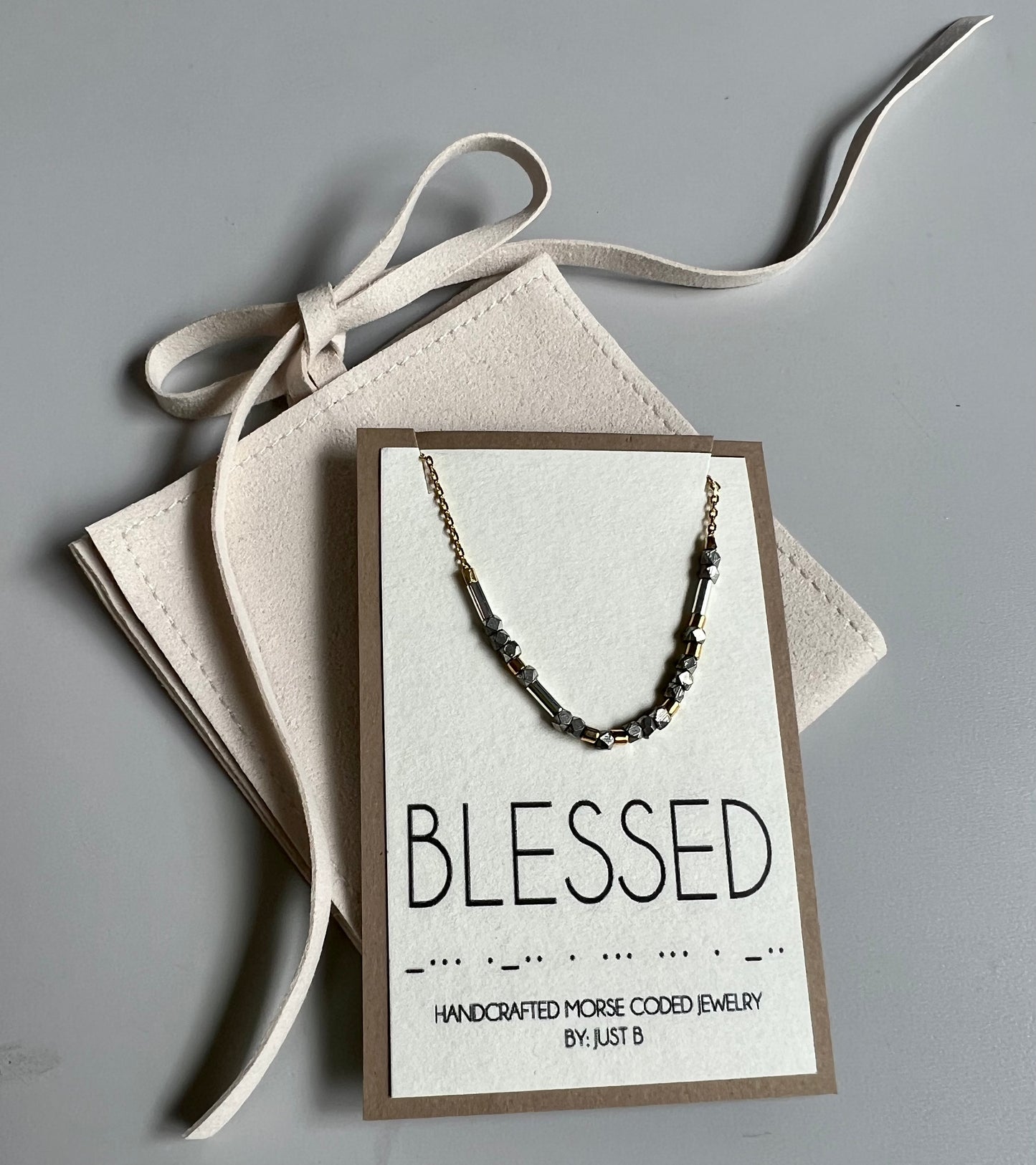 Morse Code Necklace