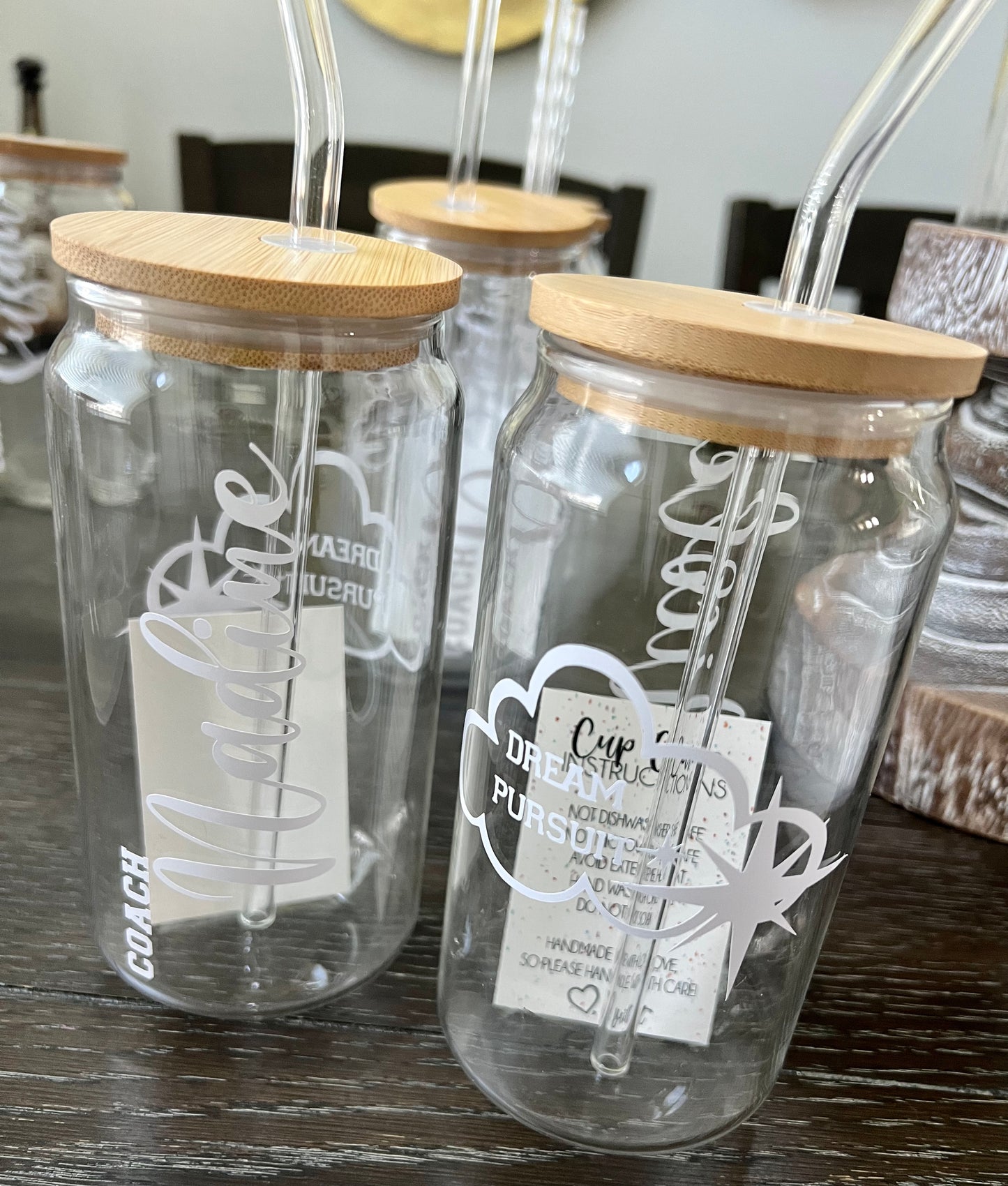 Personalized Beer Can Glass