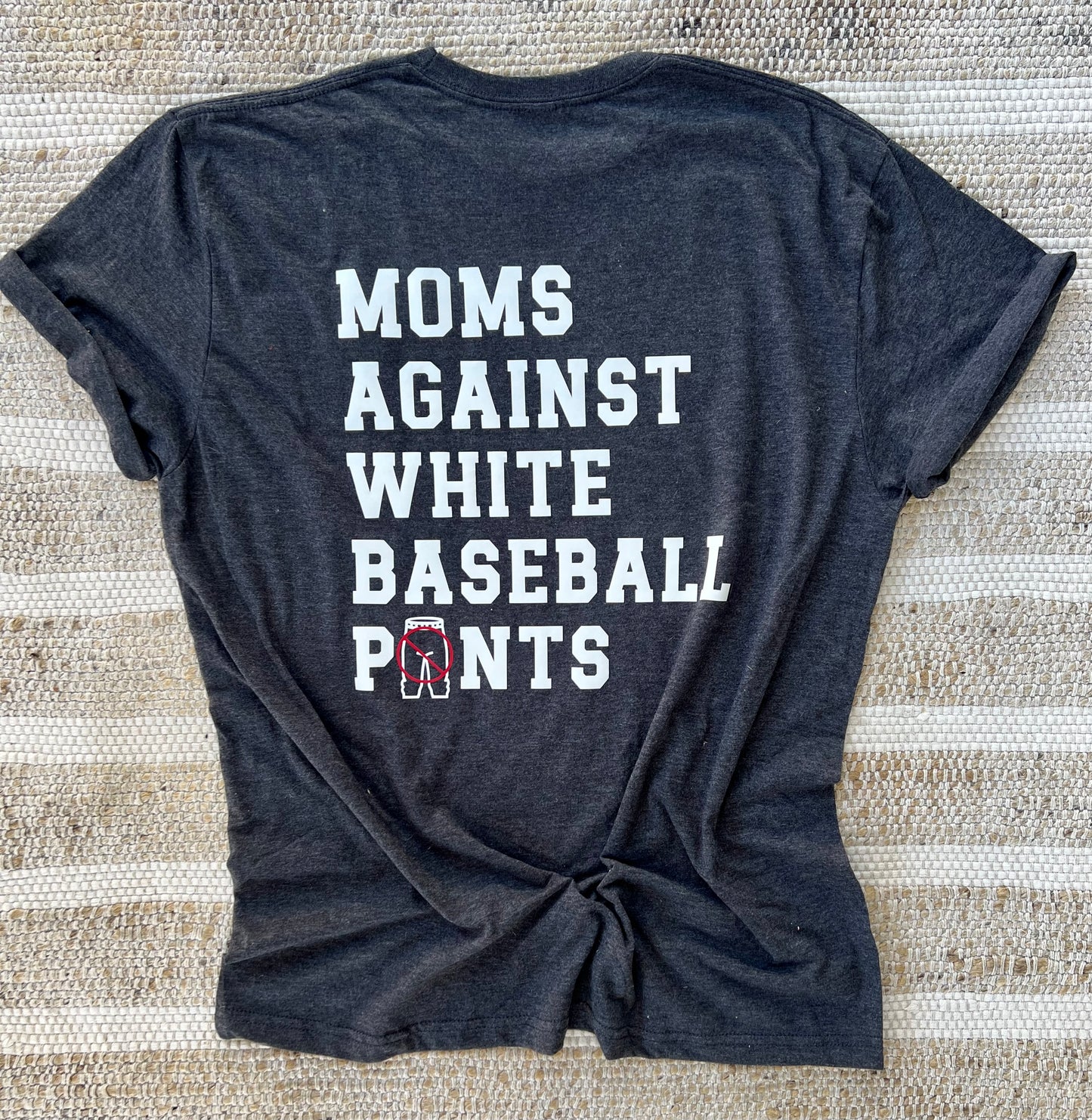 White Baseball Pants T-Shirt