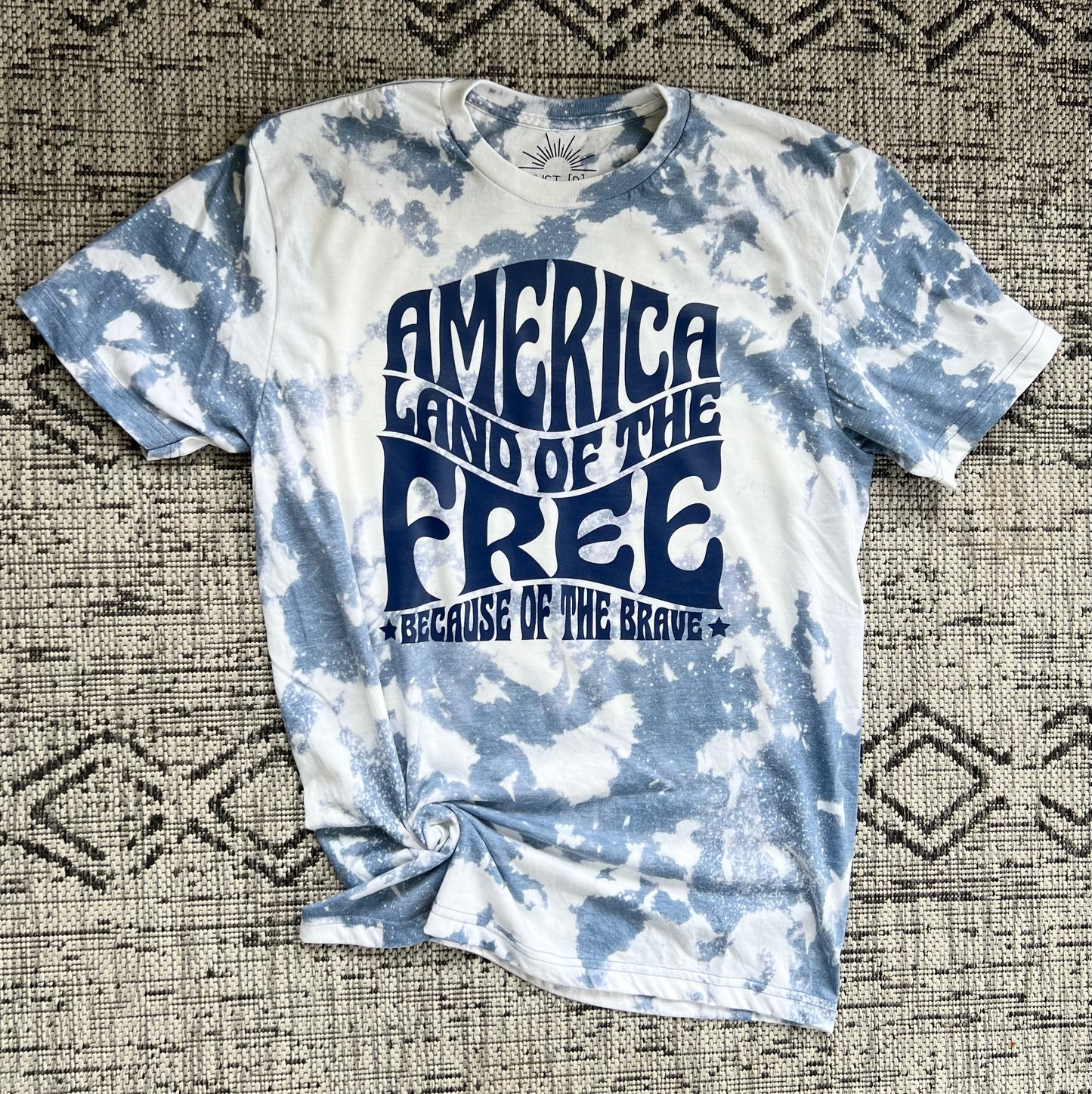 Land of the Free Bleached T-Shirt